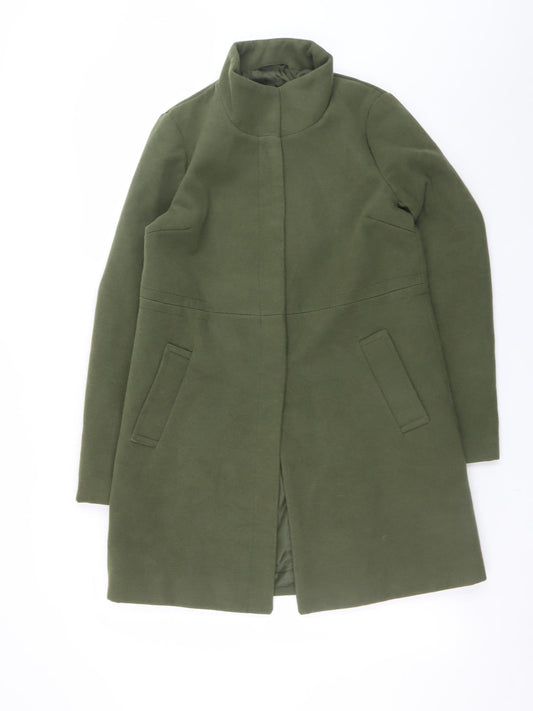 Atmosphere Women's Green Size 8 Mid-Length Overcoat