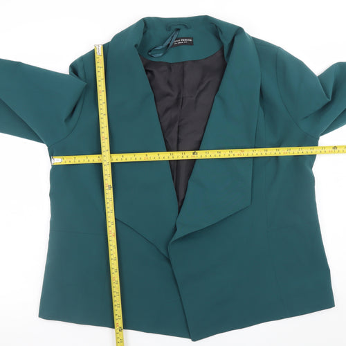 Dorothy Perkins Women’s Green Blazer Jacket Size 18 Lined Office Style