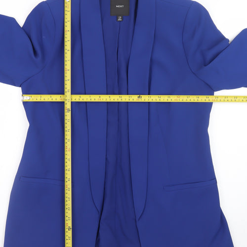 Next Women's Blue Blazer UK 12 Classic Longline Jacket