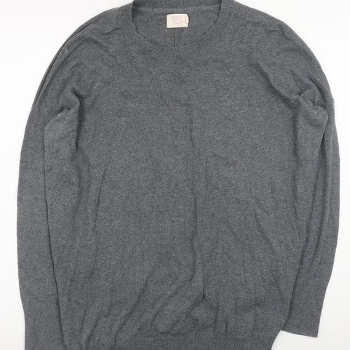 Cape Daisy Women’s Grey Crew Neck Long Sleeve Pullover Jumper Size M