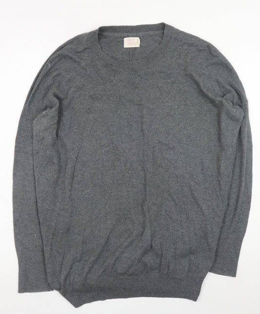 Cape Daisy Women’s Grey Crew Neck Long Sleeve Pullover Jumper Size M