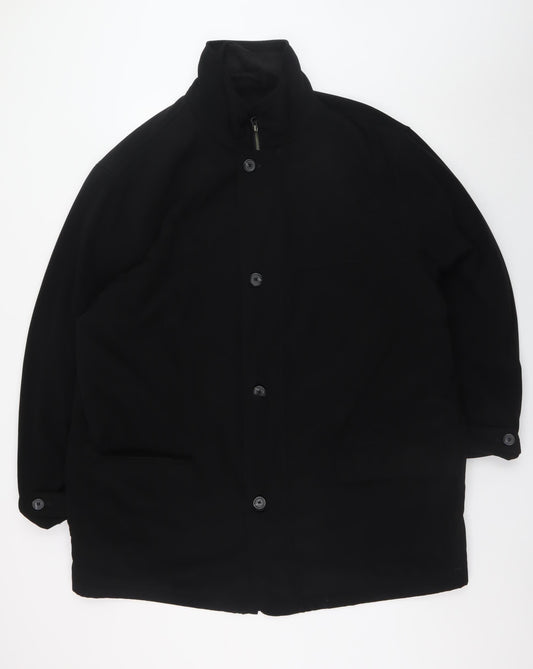 Marks and Spencer Men's Black 2XL Rain Coat Water Resistant