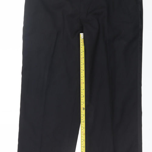 Taylor & Wright Men's Black 34R Dress Pants Formal Trousers
