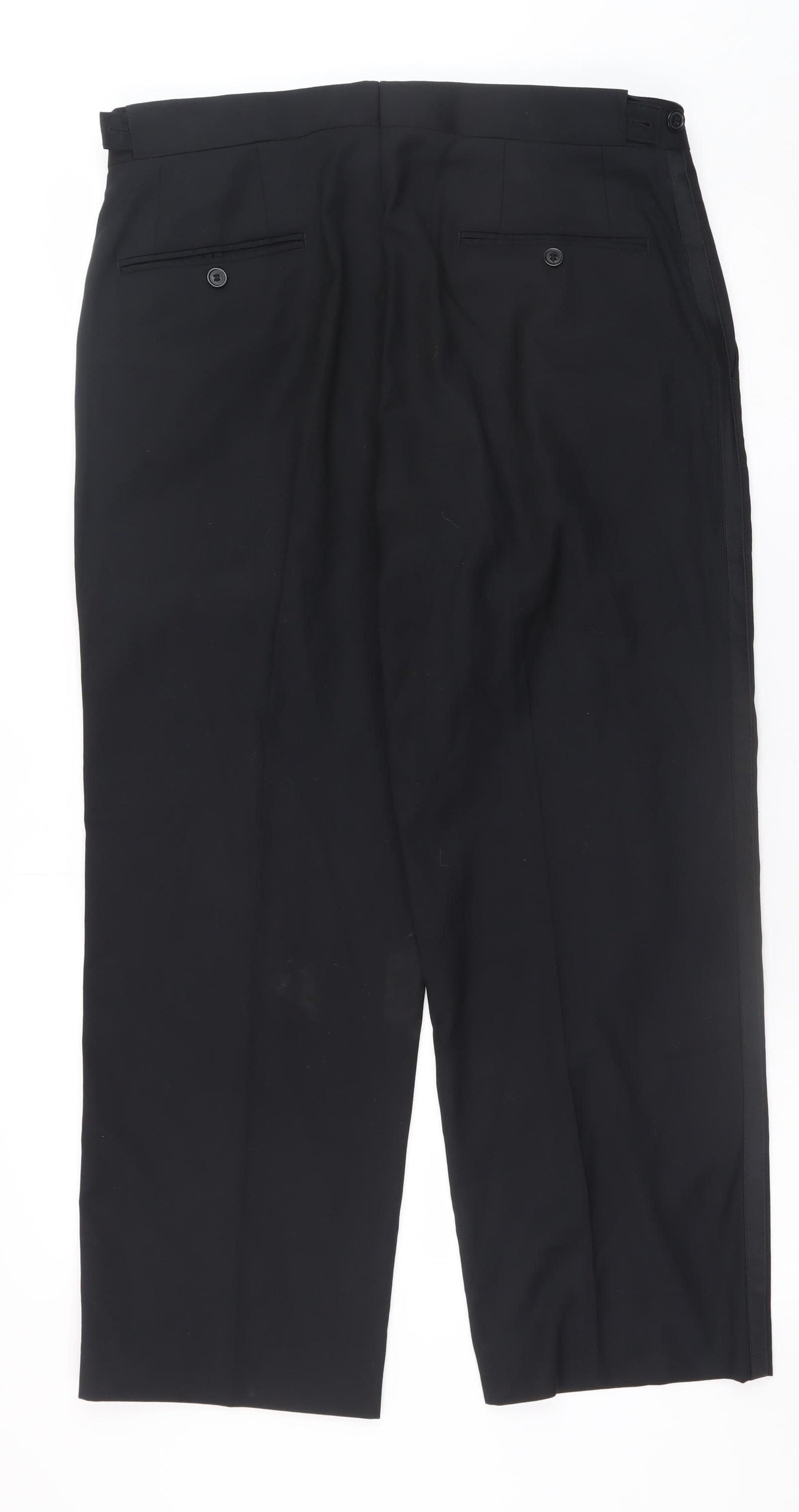 Taylor & Wright Men's Black 34R Dress Pants Formal Trousers