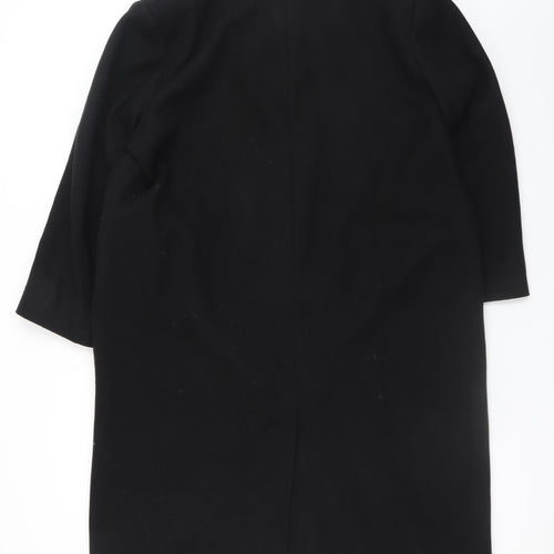 Marks and Spencer Women's Black Long Overcoat Size 18