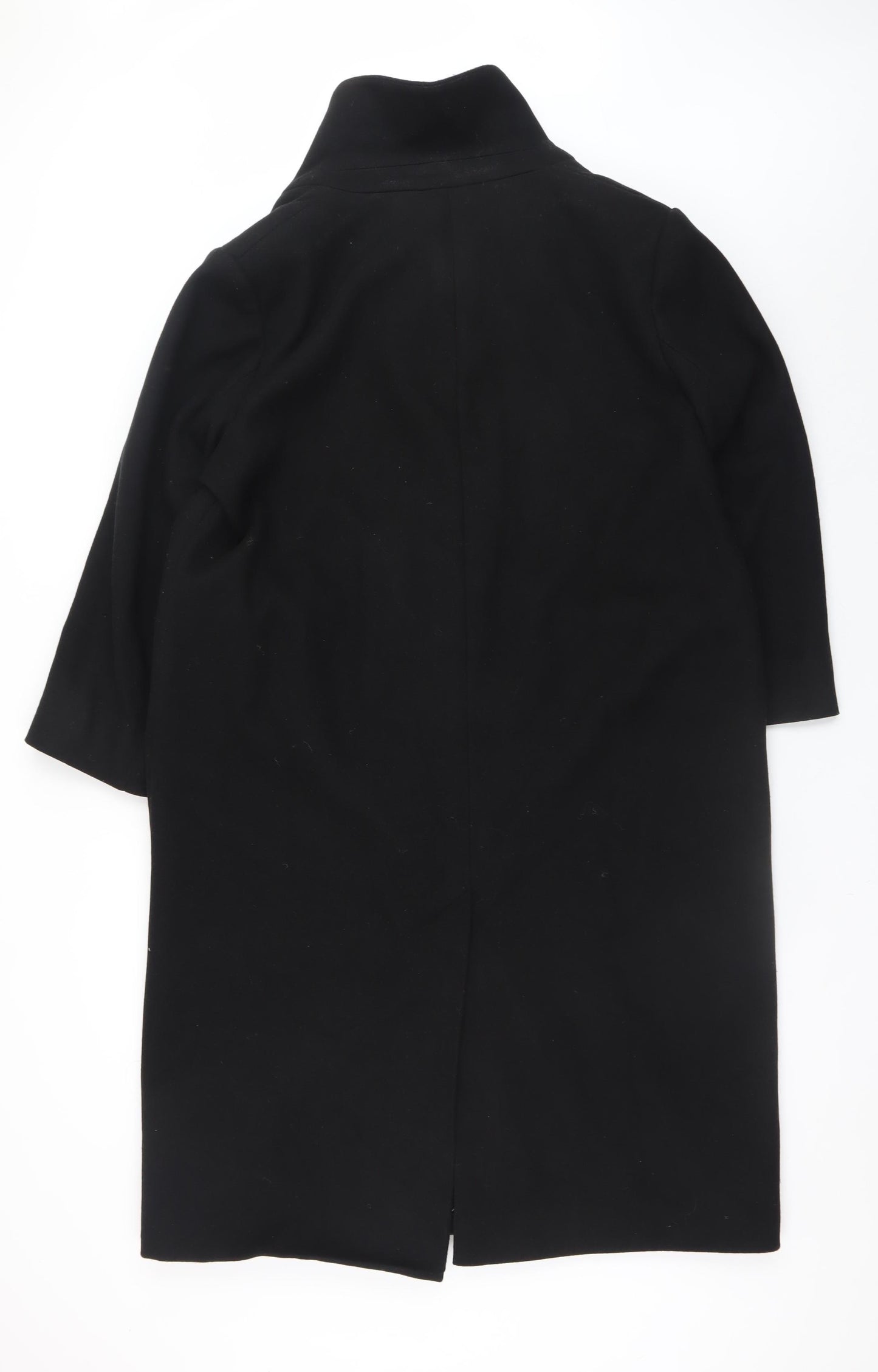 Marks and Spencer Women's Black Long Overcoat Size 18
