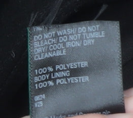 Marks and Spencer Women's Black Long Overcoat Size 18