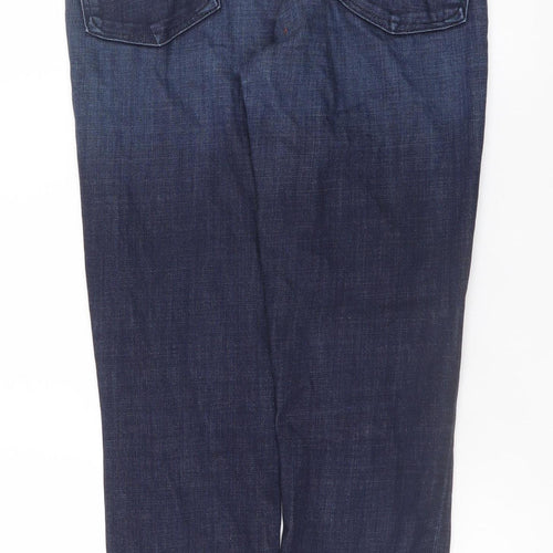 Good American Men's Blue Slim Fit Skinny Denim Jeans 26W Dark Wash