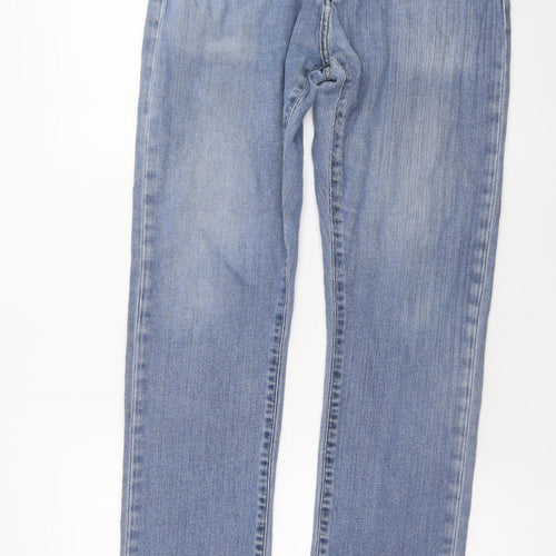 Carhartt Men Blue Rebel Pant 34x34 Slim Straight Denim Jeans