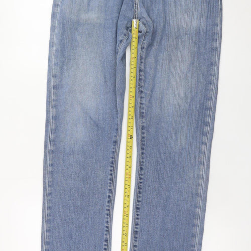 Carhartt Men Blue Rebel Pant 34x34 Slim Straight Denim Jeans