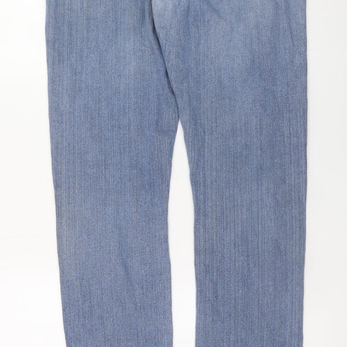 Carhartt Men Blue Rebel Pant 34x34 Slim Straight Denim Jeans