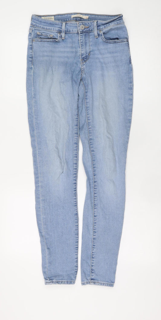 Levi's 711 Skinny Women's Blue Slim Fit Denim Jeans Size 26