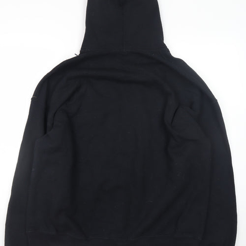 River Island Men’s Black Paris 1988 Pullover Hoodie Size L