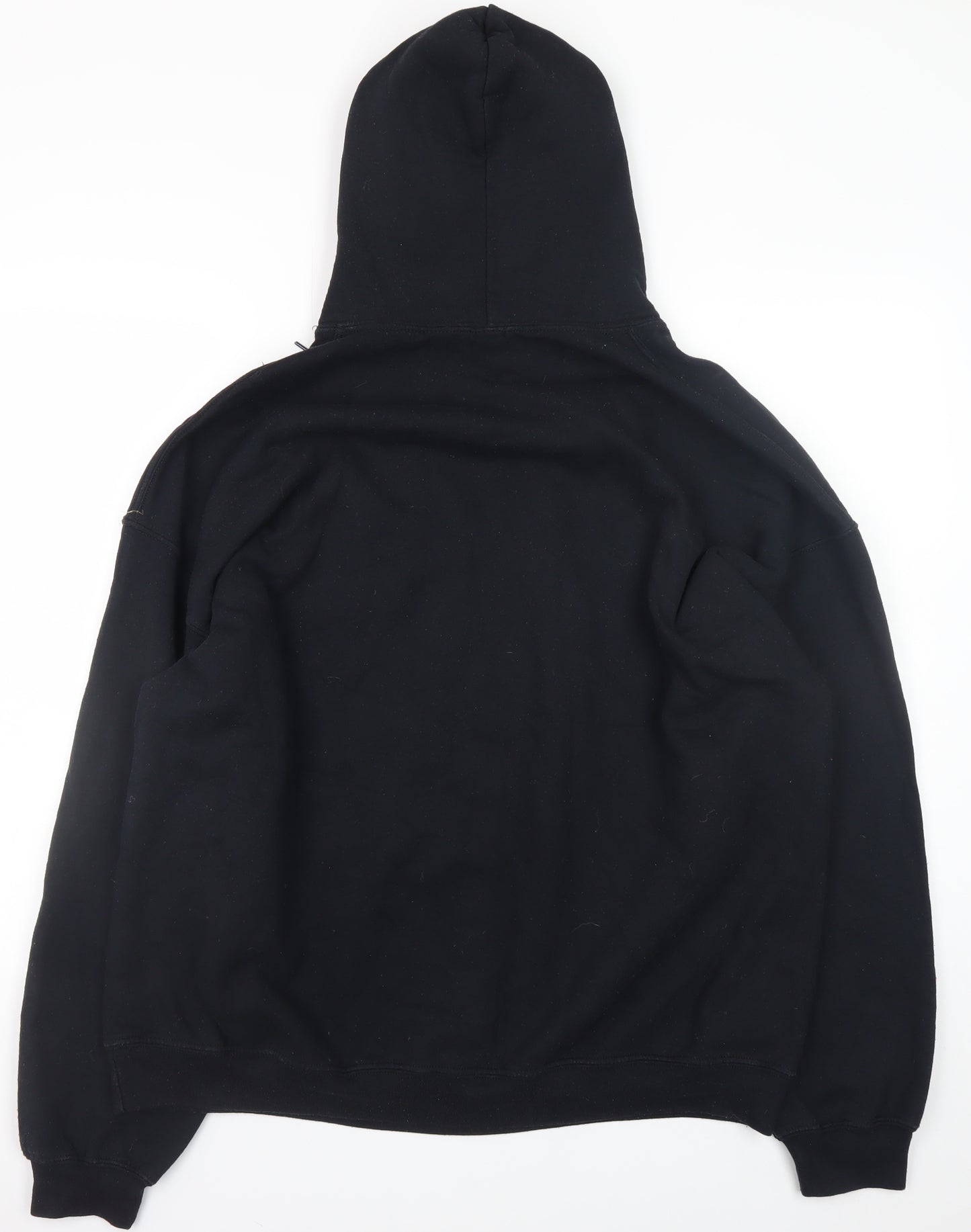 River Island Men’s Black Paris 1988 Pullover Hoodie Size L