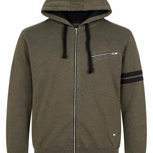 Metronaut Men's Green Full Zip Hoodie XL Regular Fit