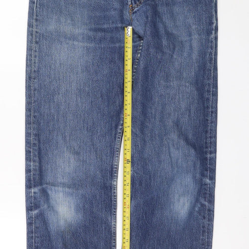 Levi's 501 Men's Blue Straight Leg Denim Jeans 30x34 Regular Fit