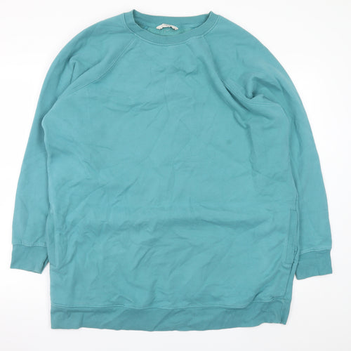 Next Women Teal XL Pullover Sweatshirt Long Sleeve Crew Neck