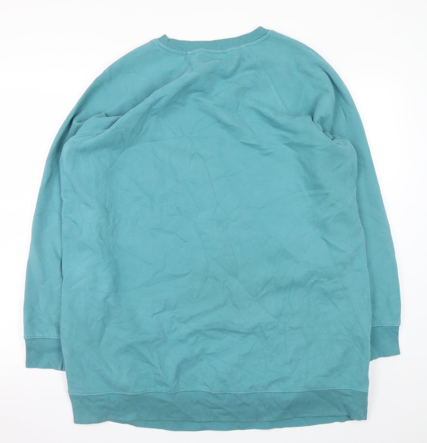 Next Women Teal XL Pullover Sweatshirt Long Sleeve Crew Neck