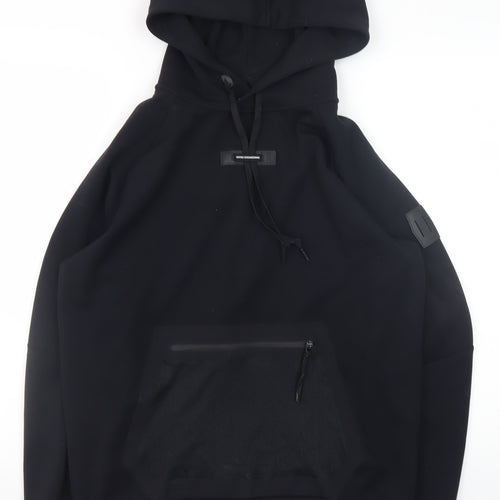 On Running Men's Black Pullover Hoodie Medium Polyester Blend
