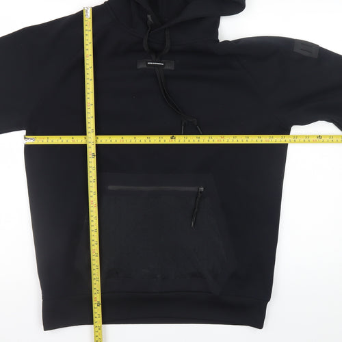 On Running Men's Black Pullover Hoodie Medium Polyester Blend