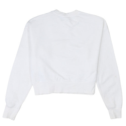 Champion Women's White Small Crew Neck Pullover Sweatshirt