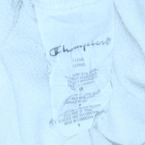 Champion Women's White Small Crew Neck Pullover Sweatshirt