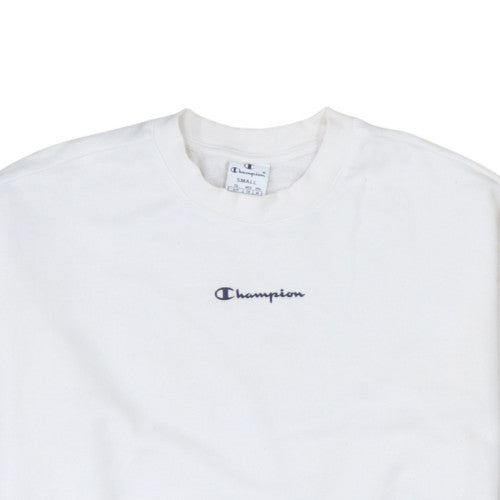 Champion Women's White Small Crew Neck Pullover Sweatshirt