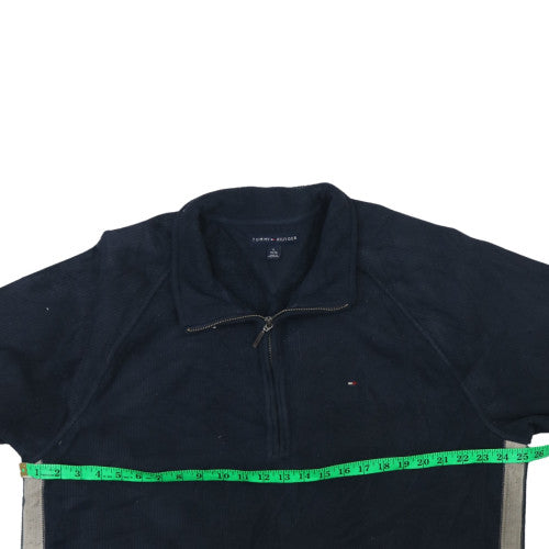 Tommy Hilfiger Men’s Blue XL Fleece 1/4 Zip Jacket