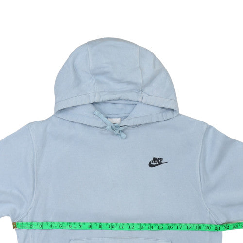 Nike Women’s Blue Pullover Hoodie Small Cotton Blend Casual Top