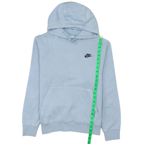Nike Women’s Blue Pullover Hoodie Small Cotton Blend Casual Top
