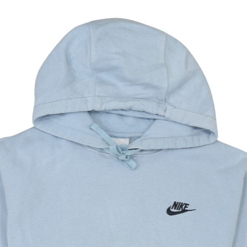 Nike Women’s Blue Pullover Hoodie Small Cotton Blend Casual Top