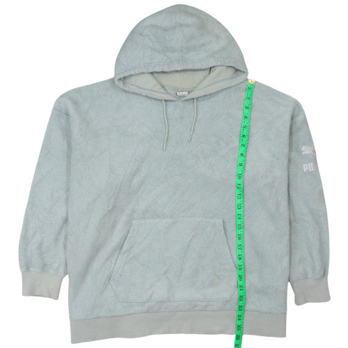 Puma Women’s Light Grey XL Pullover Hoodie Fleece Cotton Casual