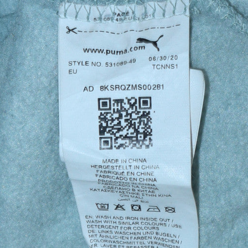Puma Women’s Light Grey XL Pullover Hoodie Fleece Cotton Casual