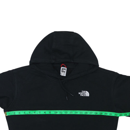 The North Face Mens Black Pullover Hoodie Size M Fleece Hooded Sweatshirt
