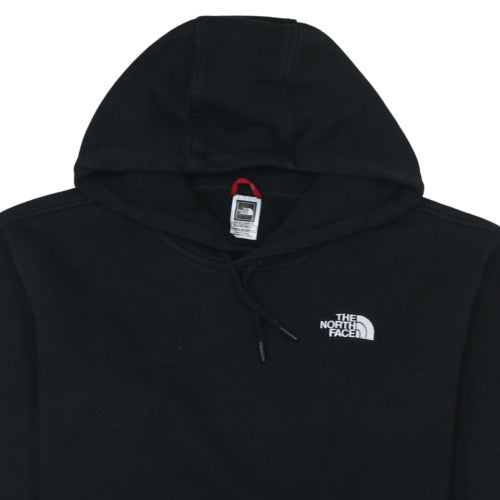 The North Face Mens Black Pullover Hoodie Size M Fleece Hooded Sweatshirt