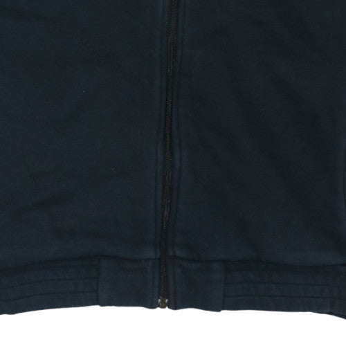 Adidas Men's Black Full Zip Hoodie L Sports Fleece Jacket