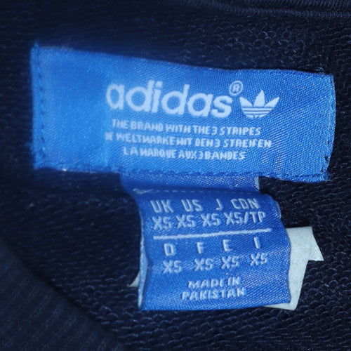 Adidas Mens Blue Graphic Crew Neck Sweatshirt XS Pullover