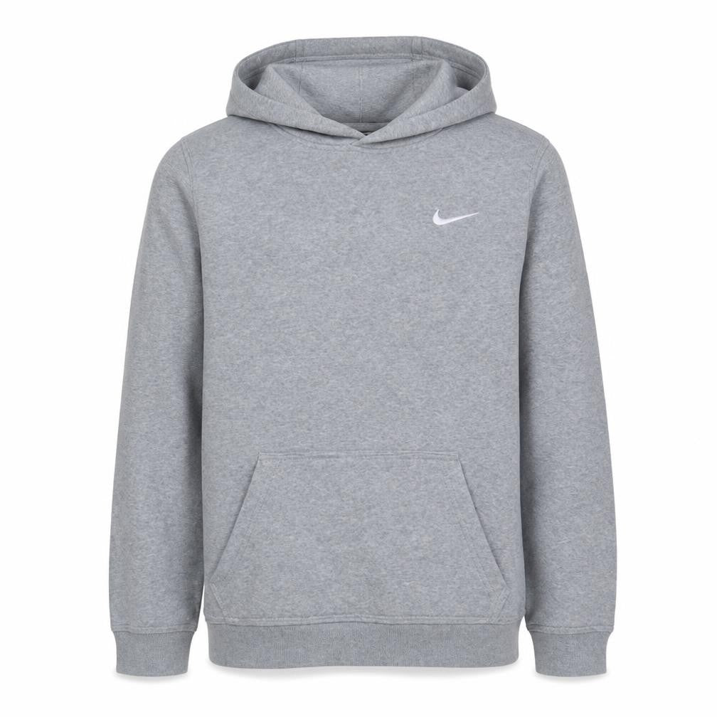 Nike Boys Grey Pullover Hoodie XL 13-15 Years Fleece Sweatshirt