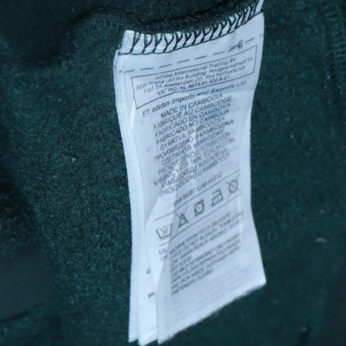Adidas Men's Green Full Zip Hoodie M Sports Fleece
