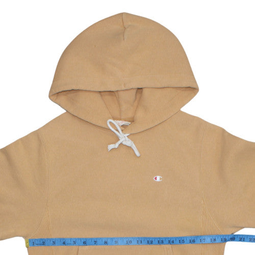 Champion Men's Beige Reverse Weave Pullover Hoodie XS