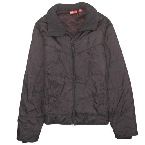 Puma Women's Brown Size 10 Lightweight Full Zip Active Jacket