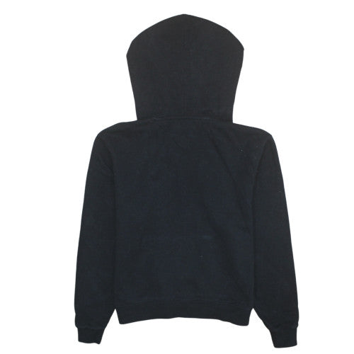 Tommy Jeans Womens Black XS Pullover Hoodie Cotton Logo Casual