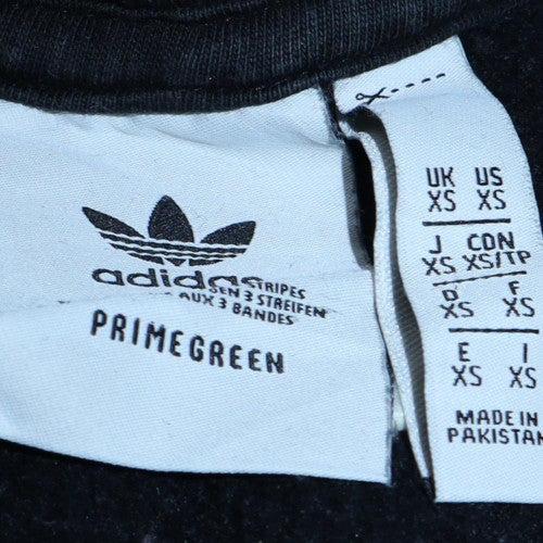 adidas Men’s Black XS Pullover Hoodie with Red Logo