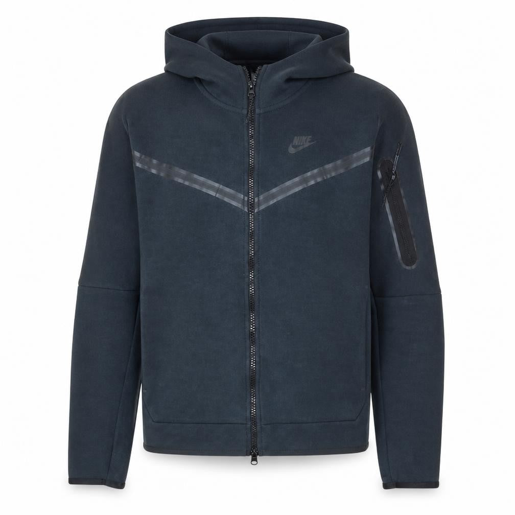Nike Men's Black Full Zip Fleece Hoodie Size M