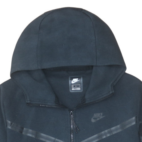 Nike Men's Black Full Zip Fleece Hoodie Size M
