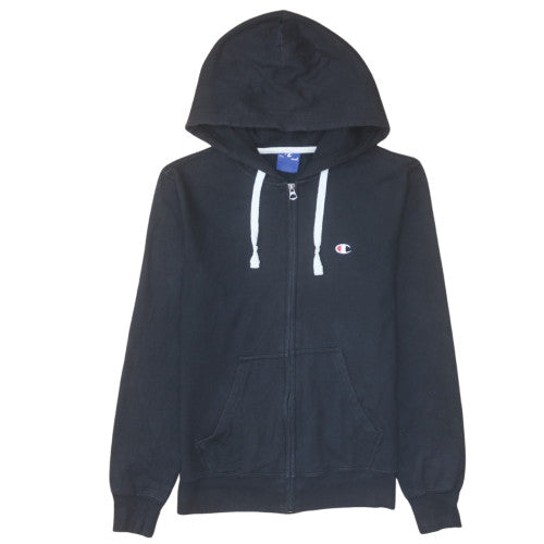 Champion Men's Black Full Zip Hoodie Size M Regular Fit