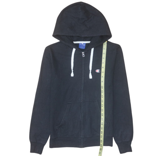 Champion Men's Black Full Zip Hoodie Size M Regular Fit
