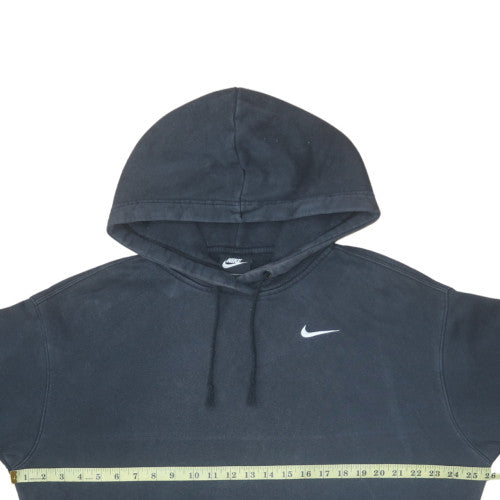 Nike Women's Black Pullover Hoodie Size S Logo Fleece Sweatshirt