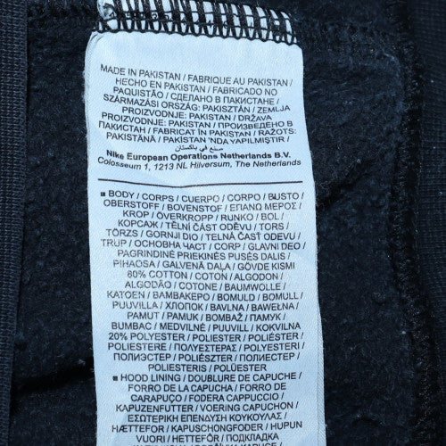 Nike Women's Black Pullover Hoodie Size S Logo Fleece Sweatshirt