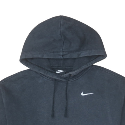 Nike Women's Black Pullover Hoodie Size S Logo Fleece Sweatshirt